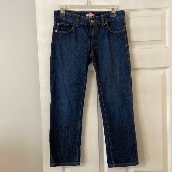 Lilly Pulitzer Denim - Lilly Pulitzer Jeans size 2 palm beach fit inseam 24” excellent condition